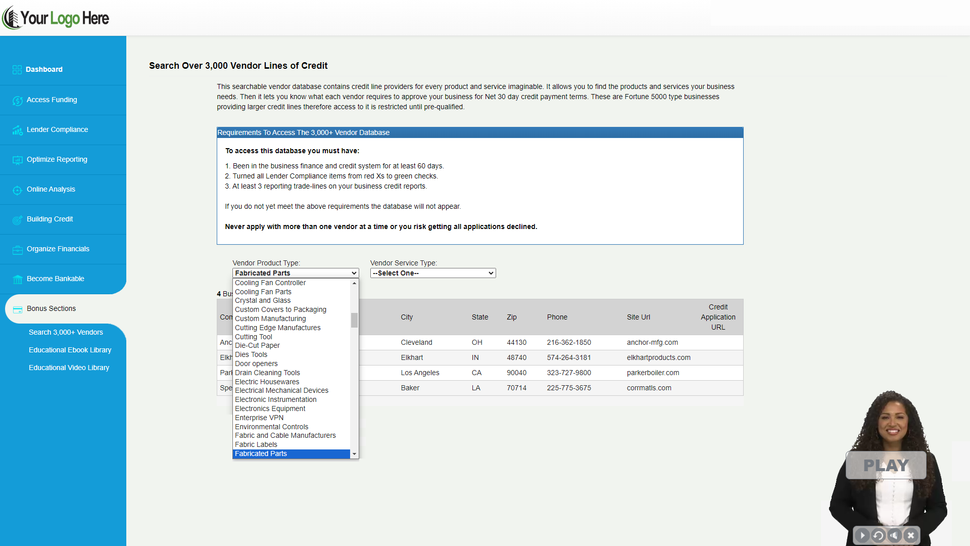 Service Vendor Revenue Goes To You